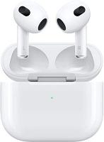 Наушники Apple AirPods 3 A2565/A2564/A2566 MagSafe, Bluetooth, вкладыши, белый [mme73za/a]