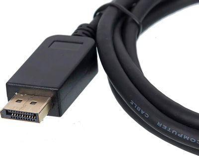 Кабель 1.1v, DisplayPort (m) - VGA (m), GOLD , 2м, черный - фото 3 - id-p227246562