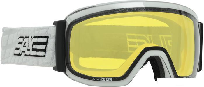 Горнолыжная маска (очки) Salice 2022-23 104 DAF (белый/черный/желтый) - фото 1 - id-p226580796