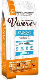Сухой корм для собак Vivere Maxi Adult Salmon (для взрослых крупных пород с лососем) 12 кг