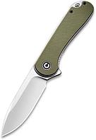 Складной нож Civivi Elementum D2 Steel Satin Finished Handle G10 C907E (зеленый)
