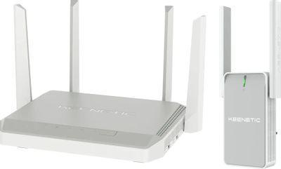 Wi-Fi роутер KEENETIC Peak, AC2600, серый, Mesh-ретранслятор Keenetic Buddy 5 KN-3311 - 1 шт [kn-2710 +