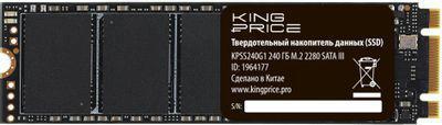 SSD накопитель KINGPRICE KPSS240G1 240ГБ, M.2 2280, SATA III, M.2, rtl - фото 4 - id-p227178913