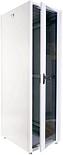 Шкаф коммутационный ЦМО ШТК-Э-42.6.6-13АА напольный, стеклянная передняя дверь, 42U, 600x1987x600 мм, фото 2