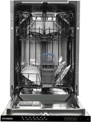 Встраиваемая посудомоечная машина Hyundai HBD 473, узкая, ширина 44.8см, полновстраиваемая, загрузка 10 - фото 2 - id-p227166551