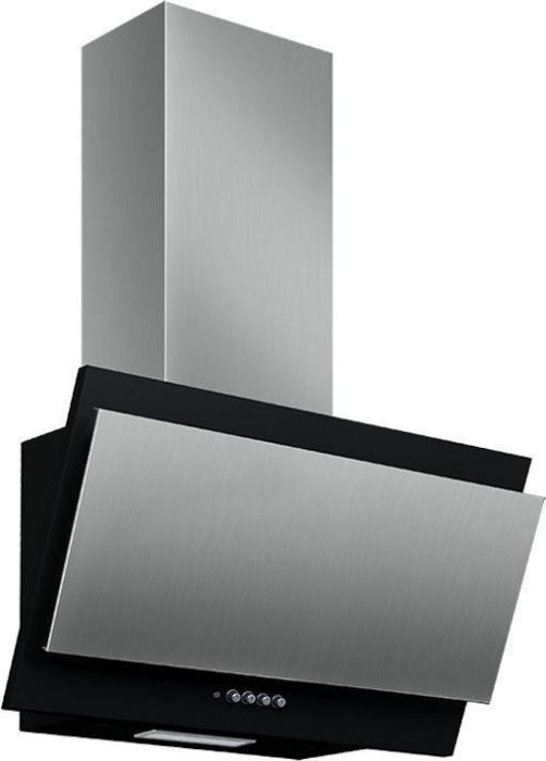 Вытяжка каминная Elikor Титан 60Н-430-К3Д, нержавеющая сталь/черный, кнопочное управление [190255]