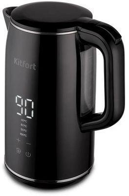 Чайник электрический KitFort КТ-6131, 2200Вт, черный