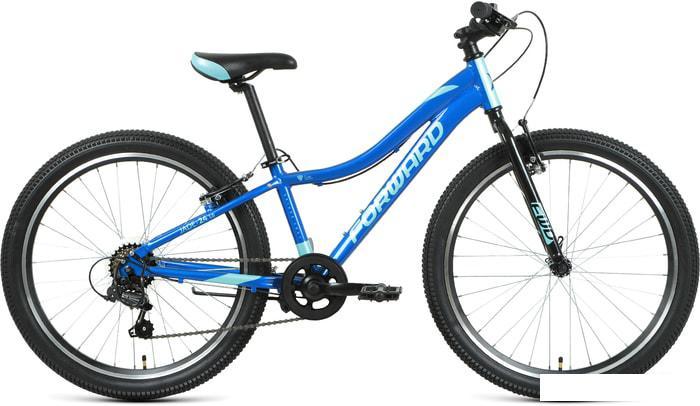 Велосипед Forward Jade 24 1.0 2021 (голубой) - фото 1 - id-p227213328