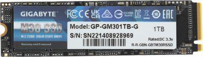 SSD накопитель GIGABYTE M30 GP-GM301TB-G 1ТБ, M.2 2280, PCIe 3.0 x4, NVMe, M.2 - фото 1 - id-p226759303