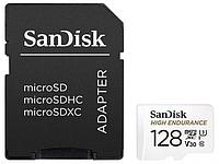 128Gb - SanDisk Micro Secure Digital XC 128Gb Class 10 UHS-3 SDSQQNR-128G-GN6IA с переходником под SD