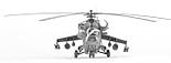 Сборная модель Звезда Советский ударный вертолет Ми-24В/ВП "Крокодил", фото 3