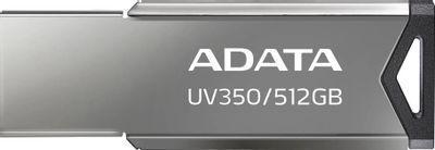 Флешка USB A-Data UV350 512ГБ, USB3.0, серебристый [auv350-512g-rbk] - фото 1 - id-p227165559