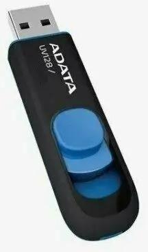 Флешка USB A-Data DashDrive UV128 512ГБ, USB3.0, черный и синий [auv128-512g-rbe] - фото 3 - id-p227165560
