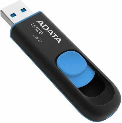 Флешка USB A-Data DashDrive UV128 512ГБ, USB3.0, черный и синий [auv128-512g-rbe] - фото 4 - id-p227165560