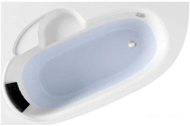Акриловая ванна Lavinia Boho Bell Pro 370216PL / 160*105 см (левая; с мягким силиконовым подголовником арт.