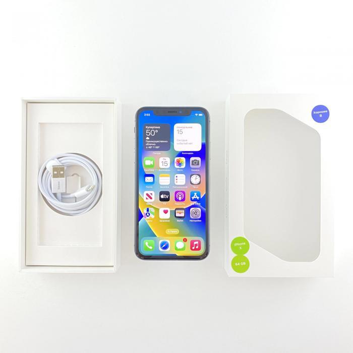 IPhone X 64GB Space Gray, Model 1901 (Восстановленный)