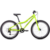 Велосипед Forward Titan 24 1.0 2022 (ярко-зеленый/темно-серый) - фото 1 - id-p225123070