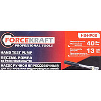 Насос ручной проверочный с манометром FORCEKRAFT FK-HS-HP06