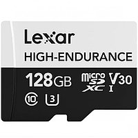 Карта памяти Lexar High-Endurance microSDXC 128GB