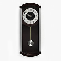 Часы настенные, серия: Маятник, дискретный ход, 2АА, d-16.5 см, 22.5 х 56 см