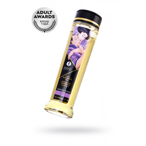 Масло массажное для тела Shunga «Чувство. Лаванда» (Sensation. Lavender), 240 мл. - фото 1 - id-p227323743