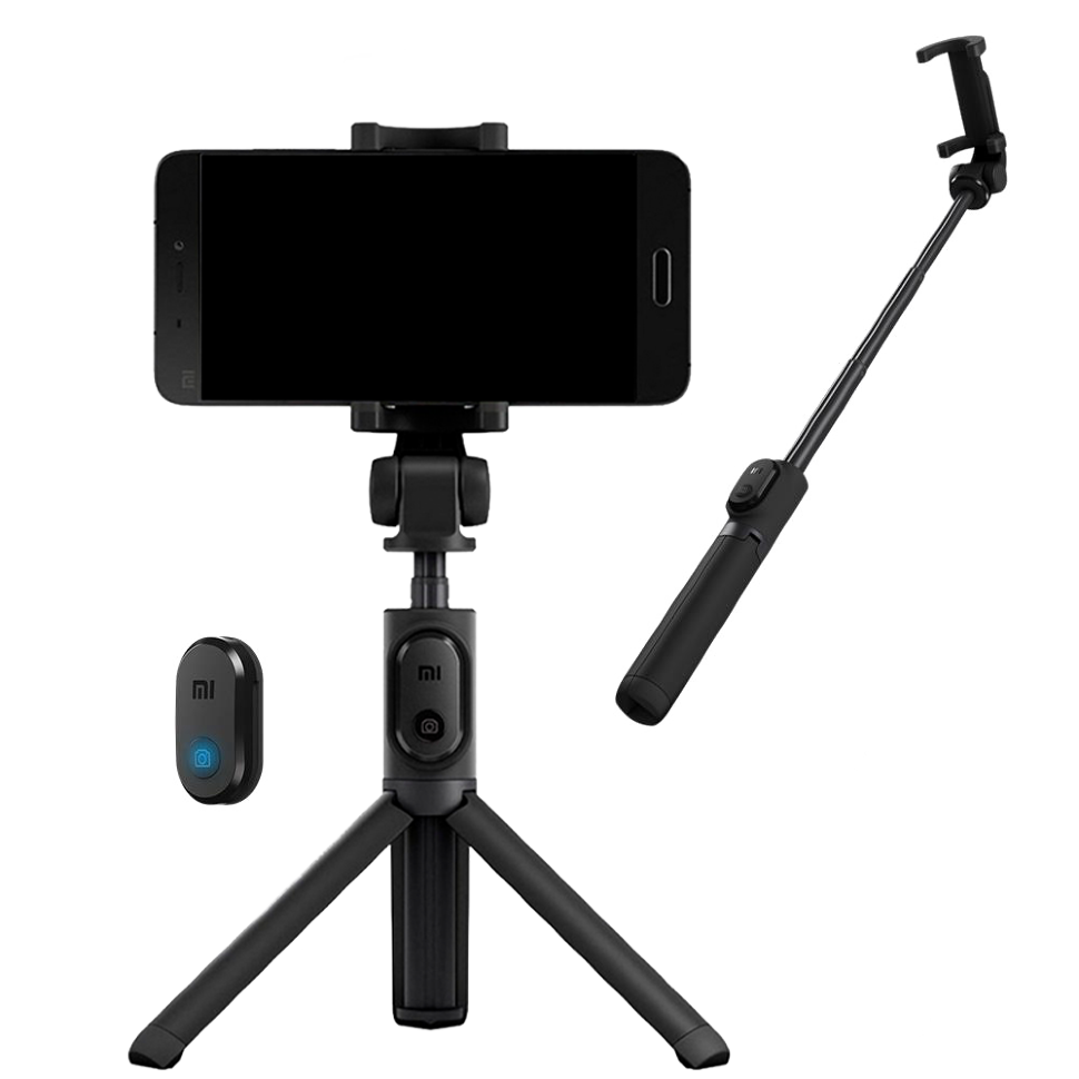 Монопод-штатив Xiaomi Mi Selfie Stick Tripod Чёрный - фото 1 - id-p226744294