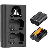 2 аккумулятора NP-W235 + зарядное устройство K&F Concept KF28.0018