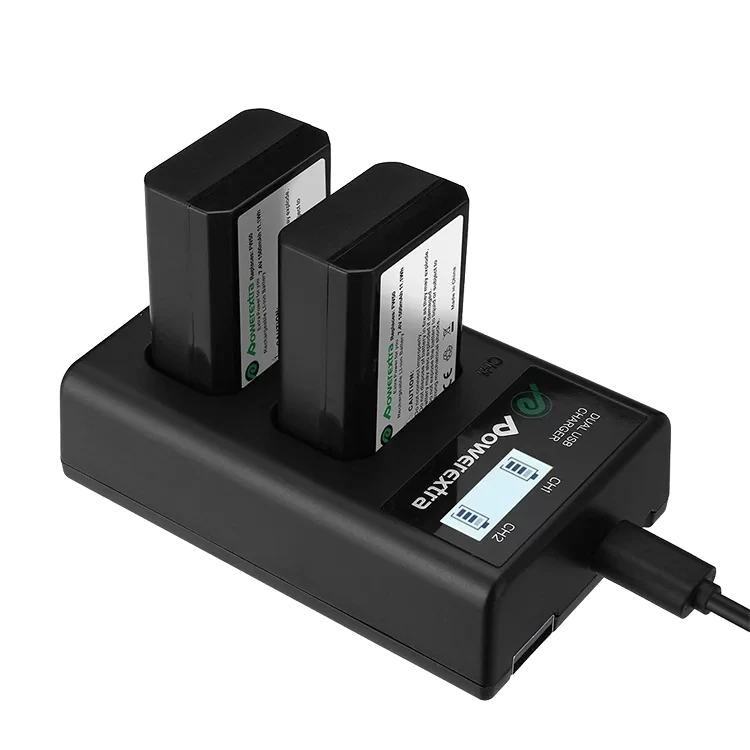 2 аккумулятора NP-FW50 + зарядное устройство Powerextra CO-7131 - фото 3 - id-p226743608