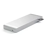 Хаб Satechi Type-C Pass-through USB HUB для Macbook 12" Серебро, фото 7