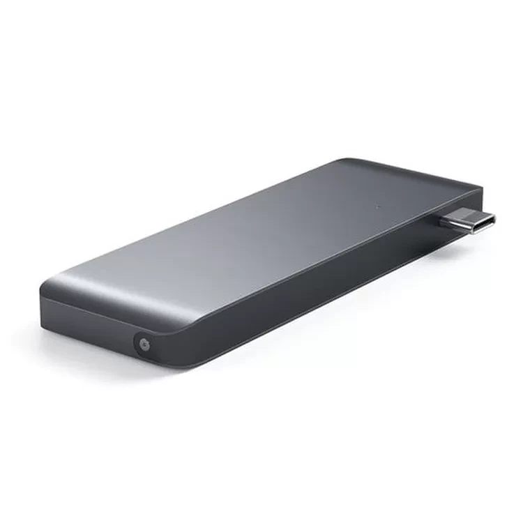 Хаб Satechi Type-C Pass-through USB HUB для Macbook 12" Серебро - фото 8 - id-p226741183