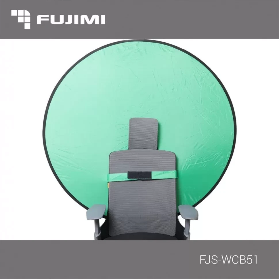 Хромакей FUJIMI FJS-WCB51 с креплением на кресло Зелёный - фото 2 - id-p226742749