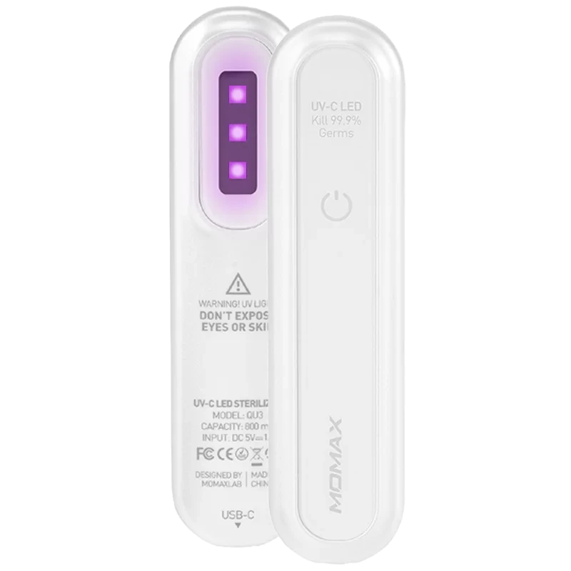 Ультрафиолетовая лампа Momax UV-C Pen Sanitizer Белая - фото 1 - id-p226738672