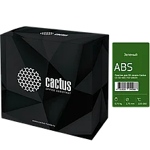 Пластик для 3D принтера Cactus ABS d1.75мм 0.75кг Зелёный