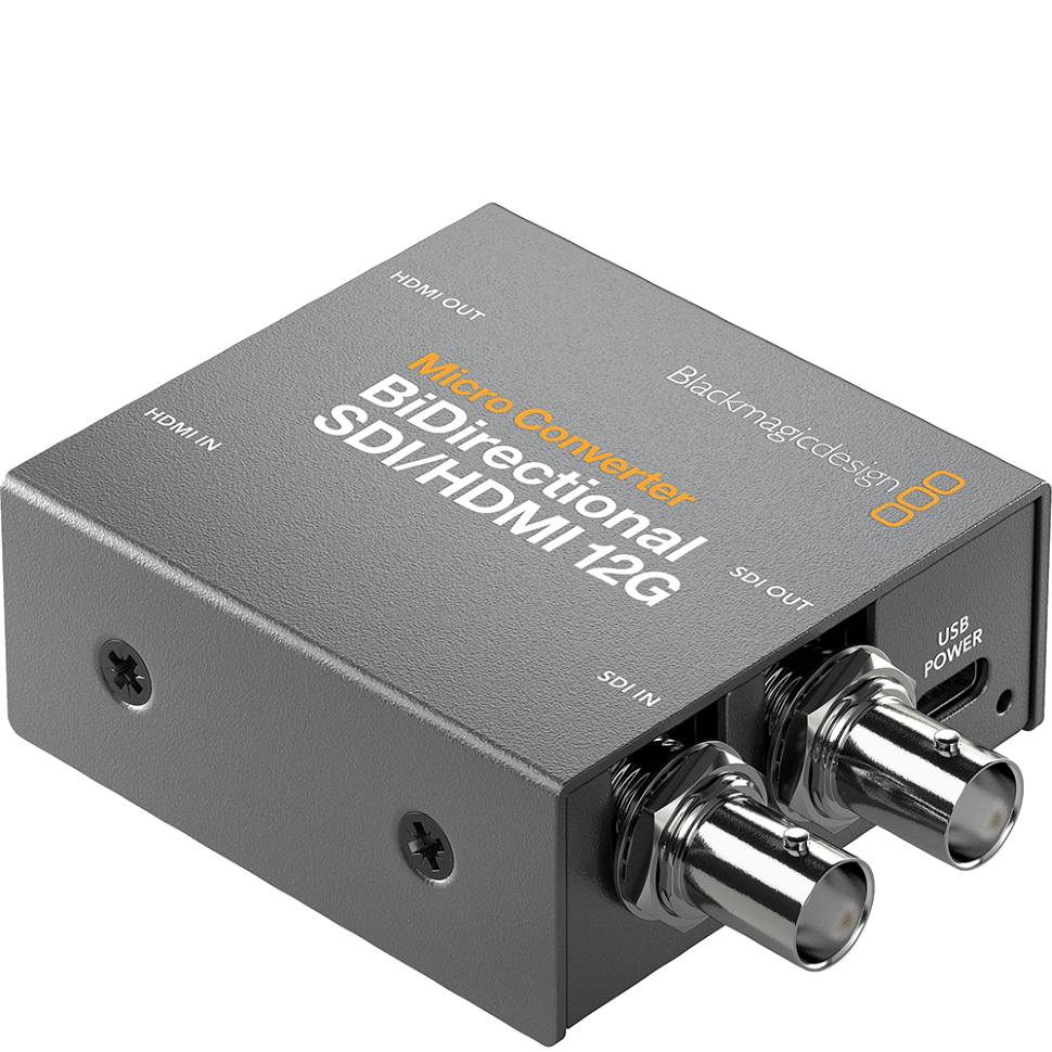 Микро конвертер Blackmagic Micro Converter BiDirectional SDI - HDMI 12G wPSU - фото 1 - id-p226743042