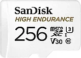 Карта памяти SanDisk High Endurance 256Gb microSDXC UHS-I V30 (U3) + SD adapter, фото 4