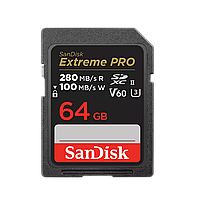 Карта памяти SanDisk Extreme PRO 64Gb SDXC UHS-II V60