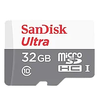 Карта памяти SanDisk Ultra microSDHC 32Gb UHS-I U1 Class10