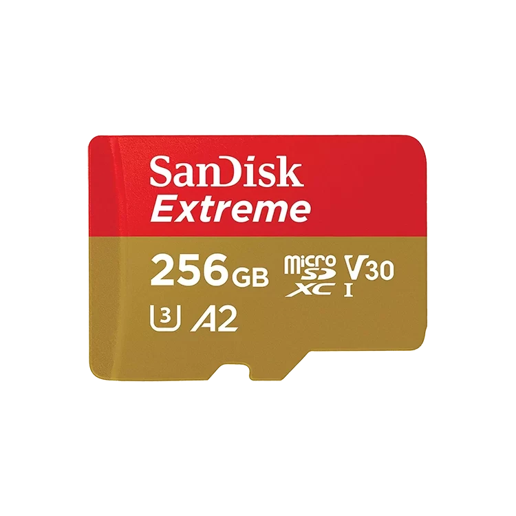 Карта памяти Sandisk Extreme Plus microSDXC A2 C10 V30 UHS-I U3 256GB + SD Adapter + Rescue Pro Deluxe - фото 4 - id-p226761525