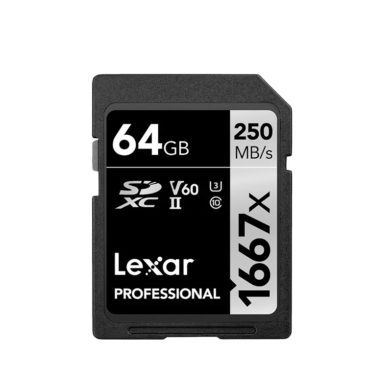 Карта памяти Lexar SDXC 64Gb V60 UHS-I U3 - фото 3 - id-p226761531