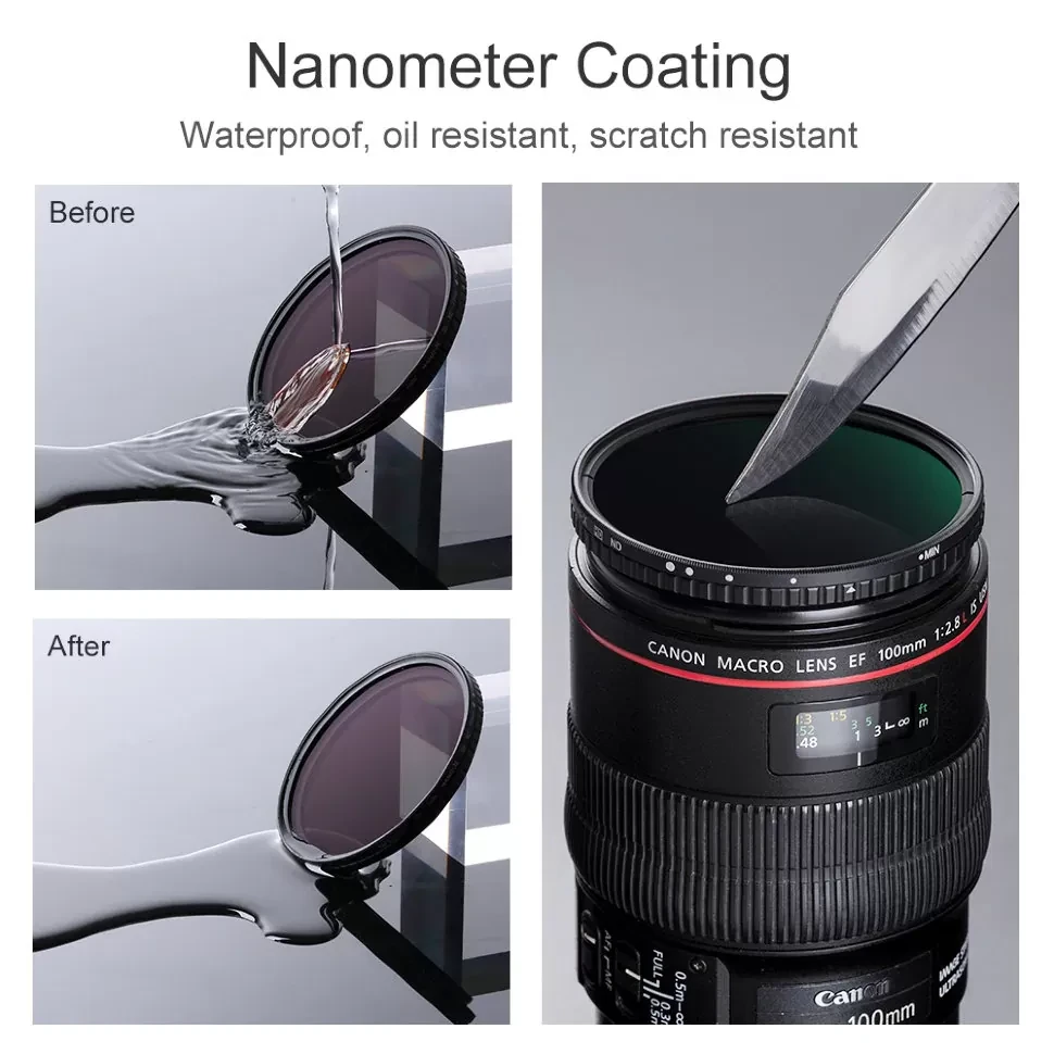 Светофильтр K&F Concept Nano-X ND2-32 67мм - фото 7 - id-p226745185