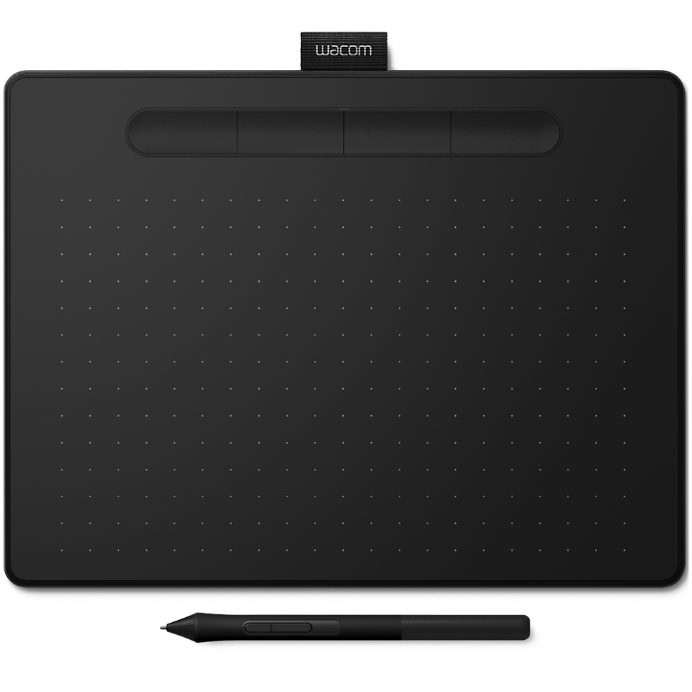 Графический планшет Wacom Intuos M Bluetooth Чёрный - фото 1 - id-p226742001