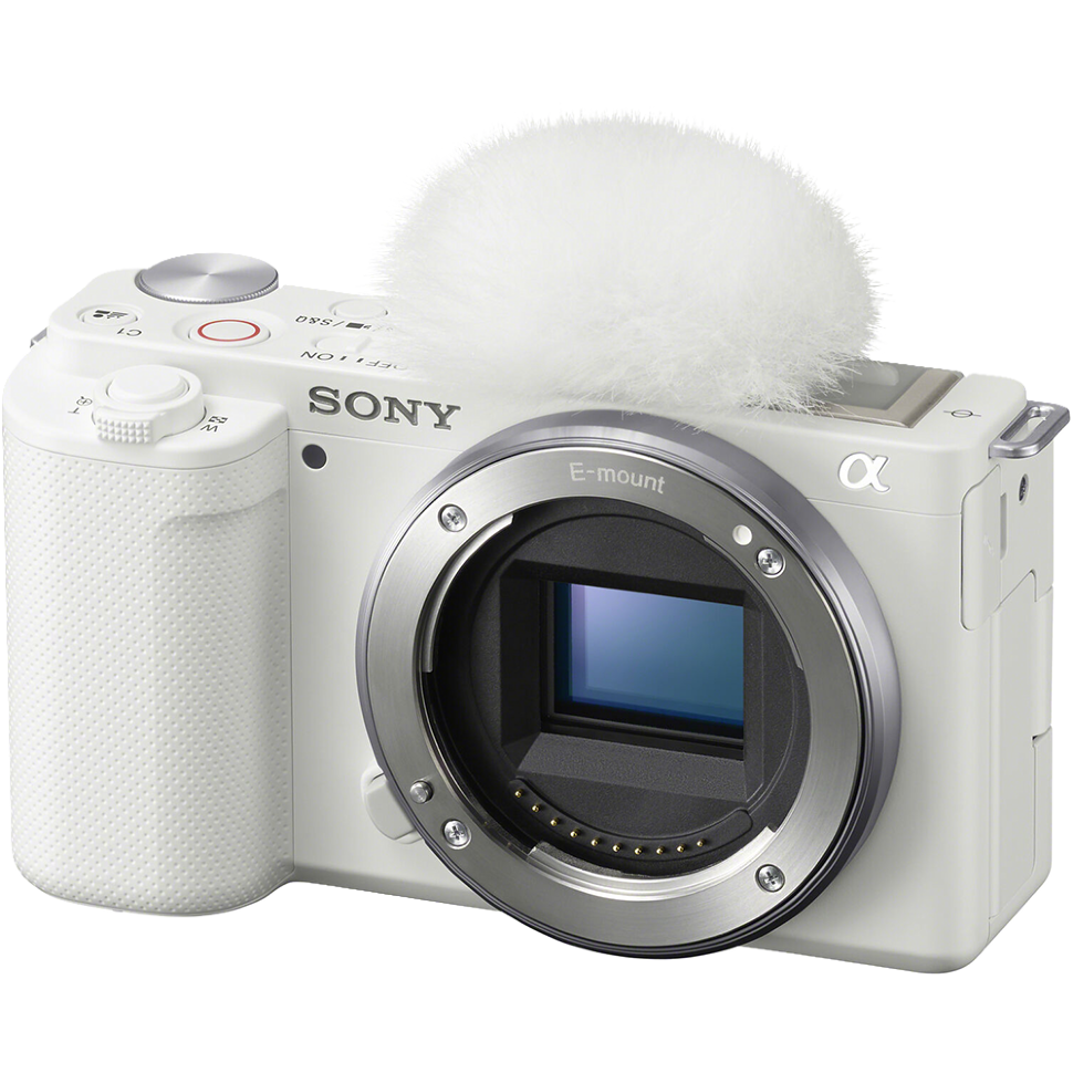 Беззеркальная камера Sony ZV-E10 Body Белая - фото 1 - id-p226743300