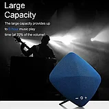 Портативная акустика Rock Muse Bluetooth Speaker Серая, фото 9