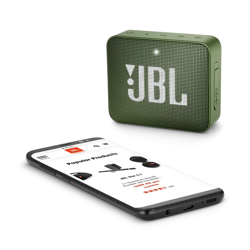 Портативная акустика JBL GO 2 Зелёная - фото 6 - id-p226762685