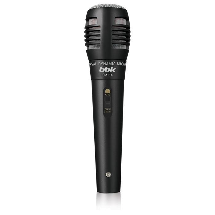Микрофон проводной BBK CM114 2.5м черный - фото 1 - id-p227325512