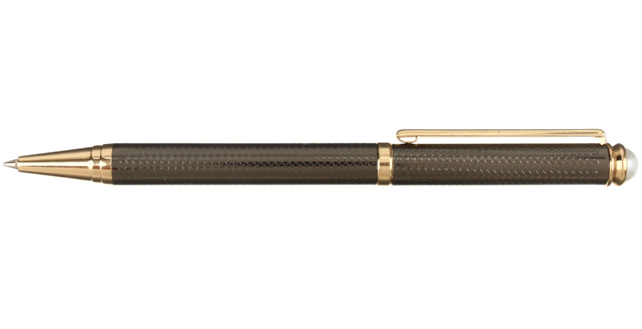 Ручка подарочная шариковая Luxor Ellan корпус черный с золотистым, стержень синий - фото 1 - id-p227326178