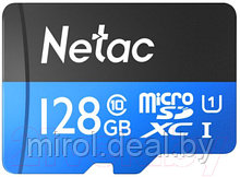 Карта памяти Netac MicroSDXC P500 Standard 128GB (NT02P500STN-128G-S)