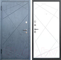 Входная дверь Промет Луара бетон графит