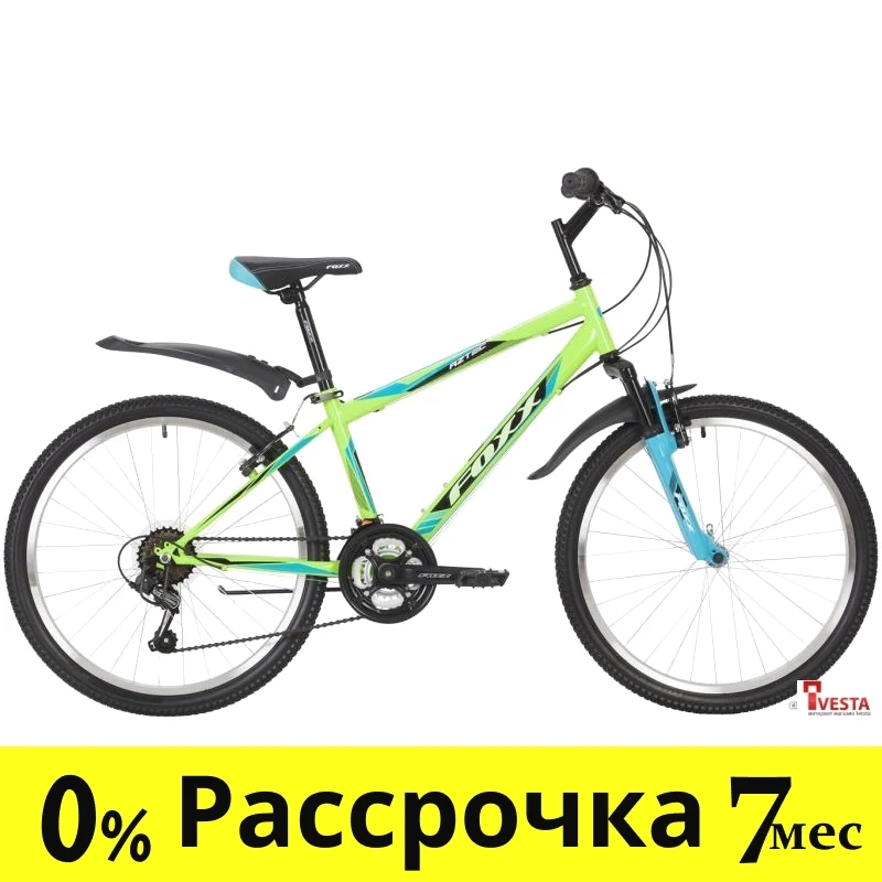 Велосипед Foxx Aztec 24 р.12 2019 (зеленый) - фото 1 - id-p224460060