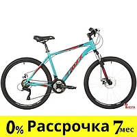 Велосипед Foxx Aztec D 27.5 р.18 2023 (голубой)